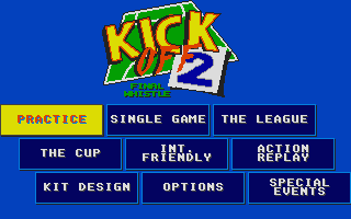 Kick Off II - Final Whistle [datadisk] atari screenshot